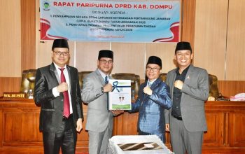 Bupati dompu sampaikan lpkj