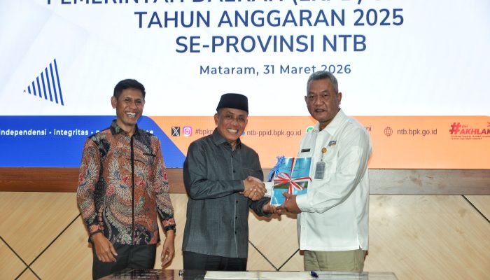 Bupati Bima Serahkan LKPD TA 2025 Ke BPK