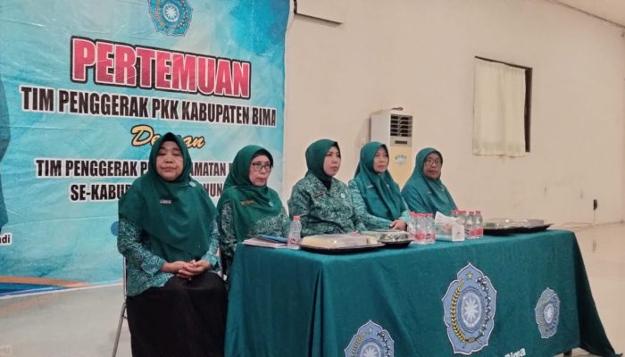 Tingkatkan Kesamaan Gerak, TP.PKK Kabupaten Bima Bahas Program Kerja