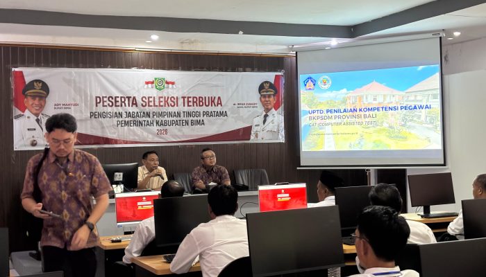 72 Peserta Ikuti Seleksi Terbuka JPT Pemerintah Kabupaten Bima